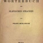 خرید و دانلود نسخه کامل کتاب Etymologisches Wörterbuch der slawischen Sprachen