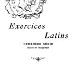 خرید و دانلود نسخه کامل کتاب Exercices latins. Deuxième série. Classe de cinquième