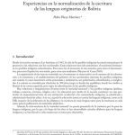 خرید و دانلود نسخه کامل کتاب Experiencias en la normalización de la escritura de las lenguas originarias de Bolivia