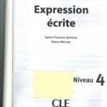 خرید و دانلود نسخه کامل کتاب Expression écrite : Niveau 4 B2