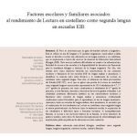 خرید و دانلود نسخه کامل کتاب Factores escolares y familiares asociados al rendimiento de lectura en castellano como segunda lengua en escuelas EIB (Educación Intercultural Bilingüe)