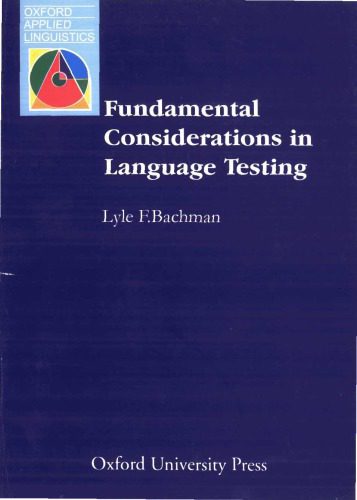 خرید و دانلود نسخه کامل کتاب Fundamental Considerations in Language Testing_689c9b7df1ad4.jpeg خرید و دانلود نسخه کامل کتاب Fundamental Considerations in Language Testing
