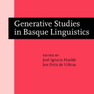 خرید و دانلود نسخه کامل کتاب Generative Studies in Basque Linguistics