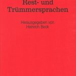 خرید و دانلود نسخه کامل کتاب Germanische Rest- und Trümmersprachen