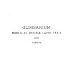 خرید و دانلود نسخه کامل کتاب GLOSSARIUM mediae et infimae Latinitatis. GHIK