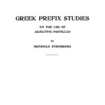 خرید و دانلود نسخه کامل کتاب Greek Prefix Studies: On the Use of Adjective Particles