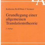 خرید و دانلود نسخه کامل کتاب Grundlegung einer allgemeinen Translationstheorie