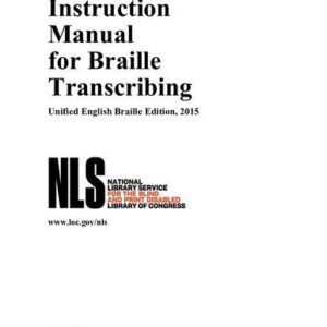 خرید و دانلود نسخه کامل کتاب Instruction Manual for Braille Transcribing