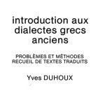 خرید و دانلود نسخه کامل کتاب Introduction aux dialectes grecs anciens