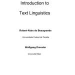 خرید و دانلود نسخه کامل کتاب Introduction to Text Linguistics
