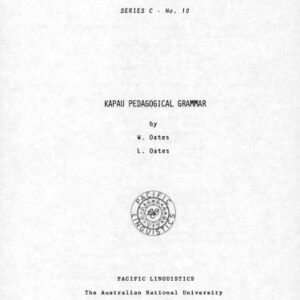 خرید و دانلود نسخه کامل کتاب Kapau Pedagogical Grammar