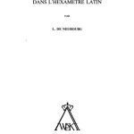 خرید و دانلود نسخه کامل کتاب La base métrique de la localisation des mots dans l’hexamètre latin