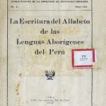 خرید و دانلود نسخه کامل کتاب La escritura del alfabeto de las lenguas aborígenes del Perú