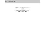 خرید و دانلود نسخه کامل کتاب La escritura