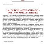 خرید و دانلود نسخه کامل کتاب La quichua en Santiago [Argentina, circa 1860]