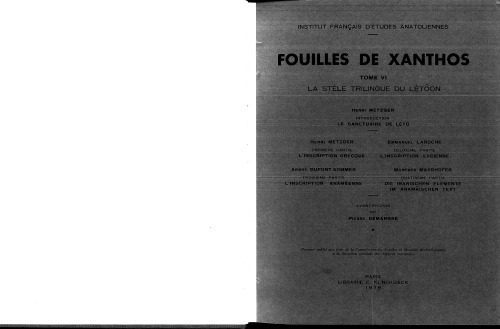 خرید و دانلود نسخه کامل کتاب La stele trilingue du Letoon_689bd3c929ae6.jpeg خرید و دانلود نسخه کامل کتاب La stele trilingue du Letoon