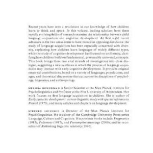 خرید و دانلود نسخه کامل کتاب Language Acquisition and Conceptual Development