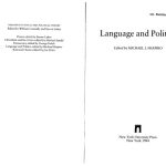 خرید و دانلود نسخه کامل کتاب Language and Politics (Readings in Social and Political Theory)