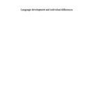 خرید و دانلود نسخه کامل کتاب Language Development and Individual Differences: A Study of Auxiliary Verb Learning