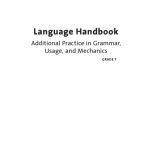 خرید و دانلود نسخه کامل کتاب Language Handbook – Additional Practice in Grammar, Usage, and Mechanics (Grade 7) SB and Answer Key