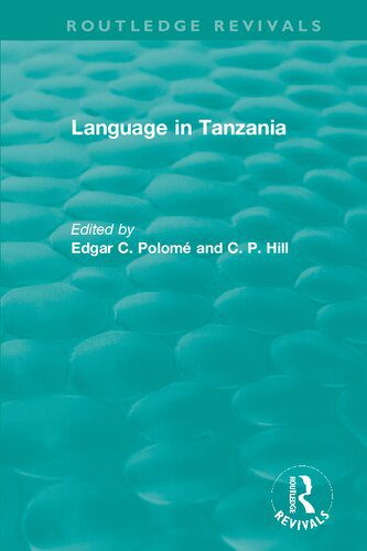 خرید و دانلود نسخه کامل کتاب Language in Tanzania_68986a5293e30.jpeg خرید و دانلود نسخه کامل کتاب Language in Tanzania