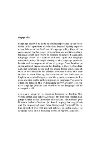 خرید و دانلود نسخه کامل کتاب Language Policy (Key Topics in Sociolinguistics)_689bd4d7c7a95.jpeg خرید و دانلود نسخه کامل کتاب Language Policy (Key Topics in Sociolinguistics)