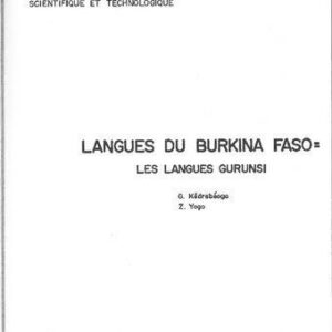 خرید و دانلود نسخه کامل کتاب Langues du Burkina Faso : les langues Gurunsi