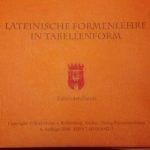 خرید و دانلود نسخه کامل کتاب Lateinische Formenlehre in Tabellenform
