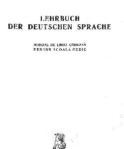 خرید و دانلود نسخه کامل کتاب Lehrbuch der deutschen Sprache. Manual de limba germană pentru școala medie