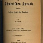 خرید و دانلود نسخه کامل کتاب Lehrbuch der Schwedischen Sprache nebst einem Anhang speciell für Kaufleute