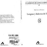 خرید و دانلود نسخه کامل کتاب Lenguas y dialectos de España
