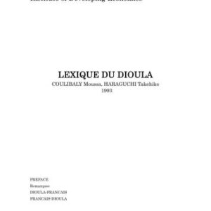 خرید و دانلود نسخه کامل کتاب Lexique du Dioula