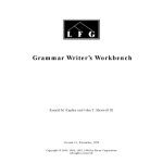خرید و دانلود نسخه کامل کتاب LFG Grammar Writer’s Workbench