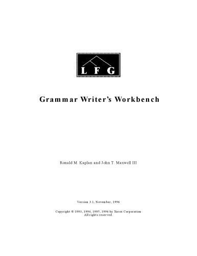 خرید و دانلود نسخه کامل کتاب LFG Grammar Writer’s Workbench_6899d9dc8d898.jpeg خرید و دانلود نسخه کامل کتاب LFG Grammar Writer’s Workbench