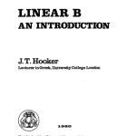 خرید و دانلود نسخه کامل کتاب Linear B: an introduction