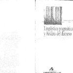 خرید و دانلود نسخه کامل کتاب Lingüística pragmática y análisis del discurso