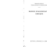خرید و دانلود نسخه کامل کتاب Manuel d’accentuation grecque
