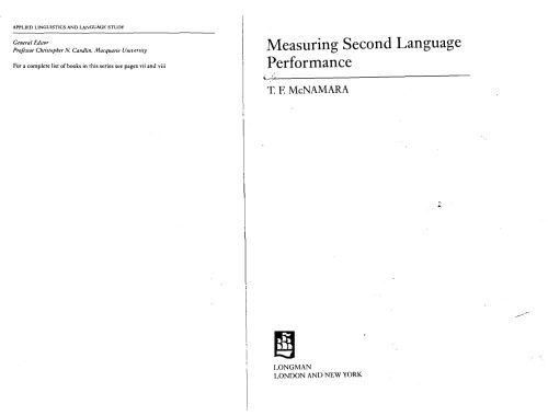 خرید و دانلود نسخه کامل کتاب Measuring Second Language Performance (Applied Linguistics and Language Study)_689cfb60858b2.jpeg خرید و دانلود نسخه کامل کتاب Measuring Second Language Performance (Applied Linguistics and Language Study)