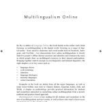 خرید و دانلود نسخه کامل کتاب Multilingualism Online