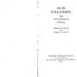 خرید و دانلود نسخه کامل کتاب Old Icelandic: An Introductory Course