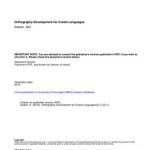 خرید و دانلود نسخه کامل کتاب Orthography Development for Creole Languages