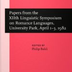 خرید و دانلود نسخه کامل کتاب Papers from the XIIth Linguistic Symposium on Romance Languages, University Park, April 1-3, 1982