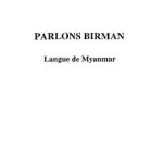خرید و دانلود نسخه کامل کتاب Parlons birman: Le langage de Myanmar (French Edition)