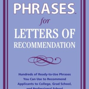 خرید و دانلود نسخه کامل کتاب Perfect Phrases for Letters of Recommendation (Perfect Phrases Series)