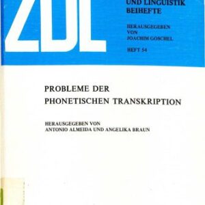 خرید و دانلود نسخه کامل کتاب Probleme der phonetischen Transkription