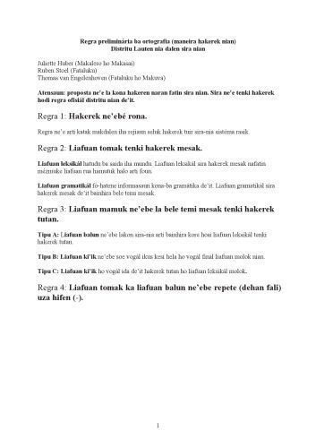 خرید و دانلود نسخه کامل کتاب Regra preliminária ba ortografia (maneira hakerek nian). Distritu Lauten nia dalen sira nian_689bd4385d086.jpeg خرید و دانلود نسخه کامل کتاب Regra preliminária ba ortografia (maneira hakerek nian). Distritu Lauten nia dalen sira nian