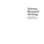 خرید و دانلود نسخه کامل کتاب Science Research Writing: A Guide for Non-Native Speakers of English