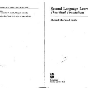 خرید و دانلود نسخه کامل کتاب Second Language Learning: Theoretical Foundations (Applied Linguistics and Language Study)