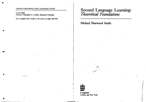 خرید و دانلود نسخه کامل کتاب Second Language Learning: Theoretical Foundations (Applied Linguistics and Language Study)_689d9d9a4a943.jpeg خرید و دانلود نسخه کامل کتاب Second Language Learning: Theoretical Foundations (Applied Linguistics and Language Study)