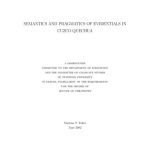 خرید و دانلود نسخه کامل کتاب Semantics and pragmatics of evidentials in Cuzco Quechua